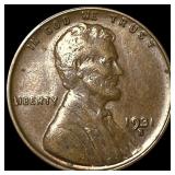 1921-S Lincoln Wheat Cent CLOSELY UNCIRCULATED