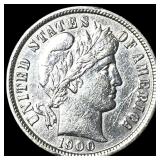 1900-S Silver Barber Dime UNCIRCULATED