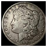 1901 Morgan Silver Dollar LIGHTLY CIRCULATED