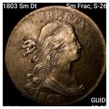 1803 Sm Dt, Sm Frac, S-262 Draped Bust Large Cent
