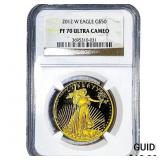 2012-W $50 Gold Eagle 1oz AGW NGC PF70 Ultra Cameo