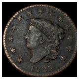 1825 Coronet Head Large Cent NEARLY UNCIRCULATED
