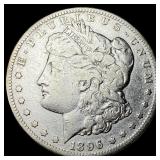 1896 Morgan Silver Dollar NEARLY UNCIRCULATED