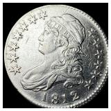 1812 Capped Bust Half Dollar CHOICE AU