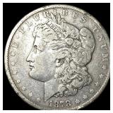 1878-S Silver Morgan Dollar NEARLY UNCIRCULATED