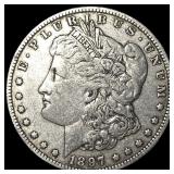 1897 Morgan Silver Dollar NEARLY UNCIRCULATED