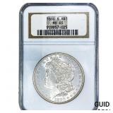 1880-S Morgan Silver Dollar NGC MS65