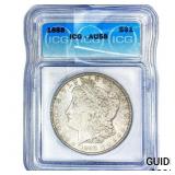 1888 Morgan Silver Dollar ICG AU58