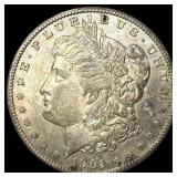 1901-O Morgan Silver Dollar CHOICE AU