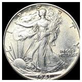 1941-D Walking Liberty Silver Half Dollar  UNCIRC