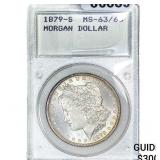 1879-S Morgan Silver Dollar  MS63