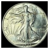 1943-S Silver Walking Liberty Half Dollar  CHOICE