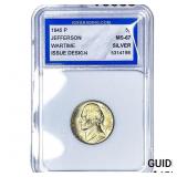 1945-P Jefferson Nickel IGS MS67 Wartime Design