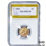 1903 Indian Head Cent PGA PR66 RD