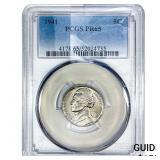 1941 Jefferson Nickel PCGS PR65