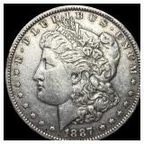 1887-O Silver Morgan Dollar CHOICE AU