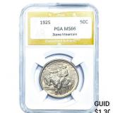 1925 Stone Mountain Half Dollar PGA MS66