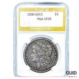 1900-O/CC Morgan Silver Dollar PGA VF35
