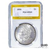 1896 Morgan Silver Dollar PGA MS64