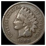 1908-S Indian Head Cent LIGHTLY CIRCULATED