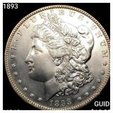 1893 Morgan Silver Dollar CHOICE BU