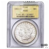 1883-CC Morgan Silver Dollar PCGS MS65