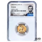 1960 Wheat Cent NGC PF69 RD Small Date