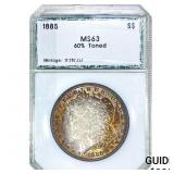 1885 Morgan Silver Dollar PCI MS63