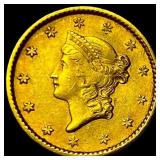 1851 Gold $1 Type 1 CLOSELY UNCIRCULATED