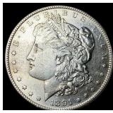 1891-S Silver Morgan Dollar CHOICE AU