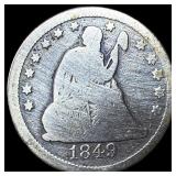1849 Seated Liberty Quarter NICELY CIRCULATED