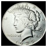 1935-S Silver Peace Dollar UNCIRCULATED