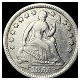 1855 Seated Liberty Half Dime CLOSELY UNCIRCULATED