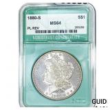 1880-S Morgan Silver Dollar NTC MS64