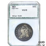1807 Capped Bust Half Dollar PCI VG10