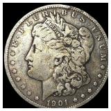 1901 Morgan Silver Dollar LIGHTLY CIRCULATED