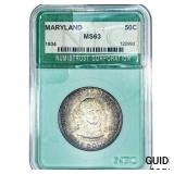 1934 Maryland Half Dollar NTC MS63