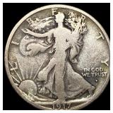 1917-S Silver Walking Liberty Half Dollar LIGHTLY