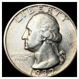 1932 Silver Washington Quarter UNCIRCULATED