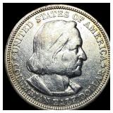 1892 Columbian Exposition Half Dollar CLOSELY UNCI