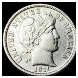 1911-D Silver Barber Dime UNCIRCULATED
