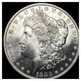 1883-S Silver Morgan Dollar GEM BU