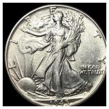 1945 Silver Walking Liberty Half Dollar UNCIRCULAT