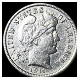 1911 Barber Dime UNCIRCULATED