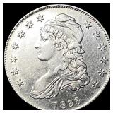 1836 Silver Half Dollar (Capped Bust) CHOICE AU