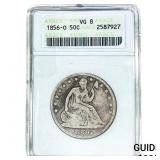 1856-O Seated Liberty Half Dollar ANACS VG8
