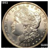 1893 Morgan Silver Dollar CHOICE BU