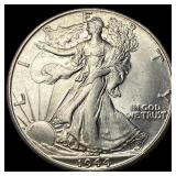 1944-S Silver Walking Liberty Half Dollar UNCIRCUL