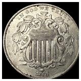 1868 Shield Nickel UNCIRCULATED
