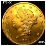 1879-CC $20 Gold Double Eagle UNCIRCULATED